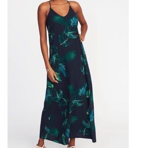 NWOT Monstera Tropical Strappy Maxi Dress | XXL